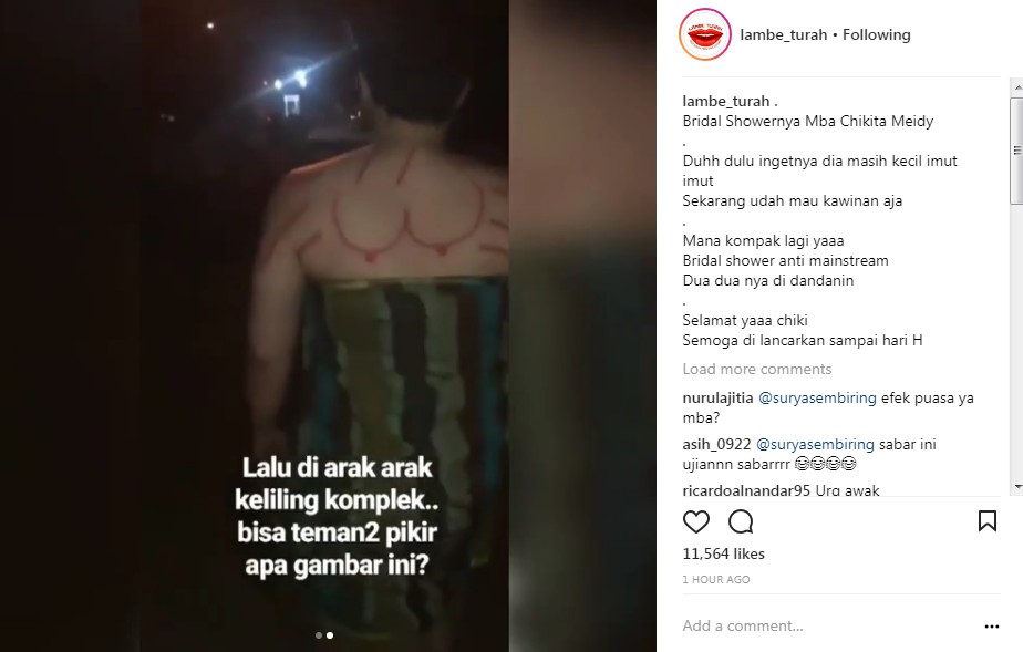 Chikita Meidy dan Calon Suami Diarak Keliling Komplek