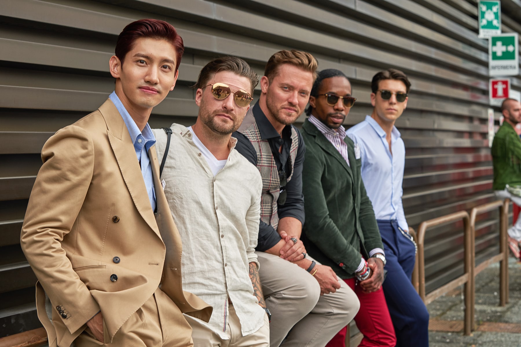 Penampilan Changmin TVXQ di Pitti Immagine Uemo 94