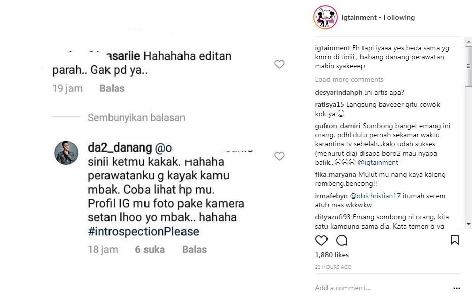 Tanggapan Danang Saat Fotonya Dibilang Editan