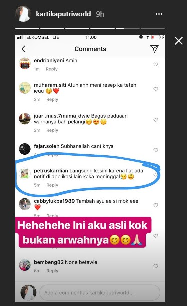 Kartika Putri Tertawa Saat Dikabarkan Meninggal