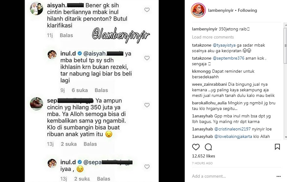 Cincin Berlian Harga Ratusan Juta Hilang, Inul Daratista Ngaku Ikhlas