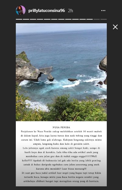 Prilly Latuconsina Buka Suara Saat Cara Berjalannya Disebut Aneh