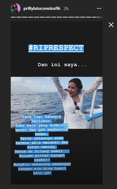 Prilly Latuconsina Sindir Pemberitaan Miring