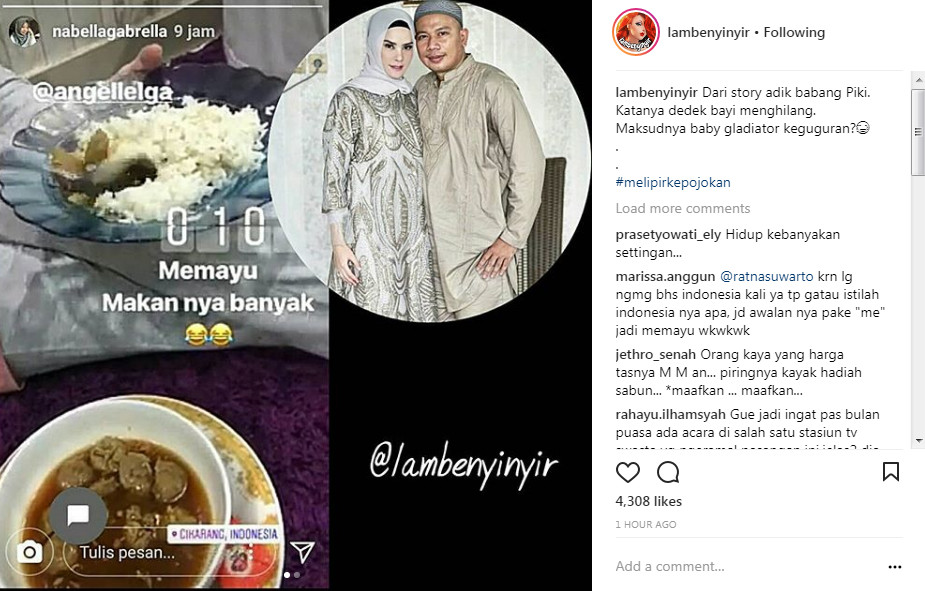 Adik Vicky Prasetyo Sebut Angel Lelga BAru Kehilangan Bayi