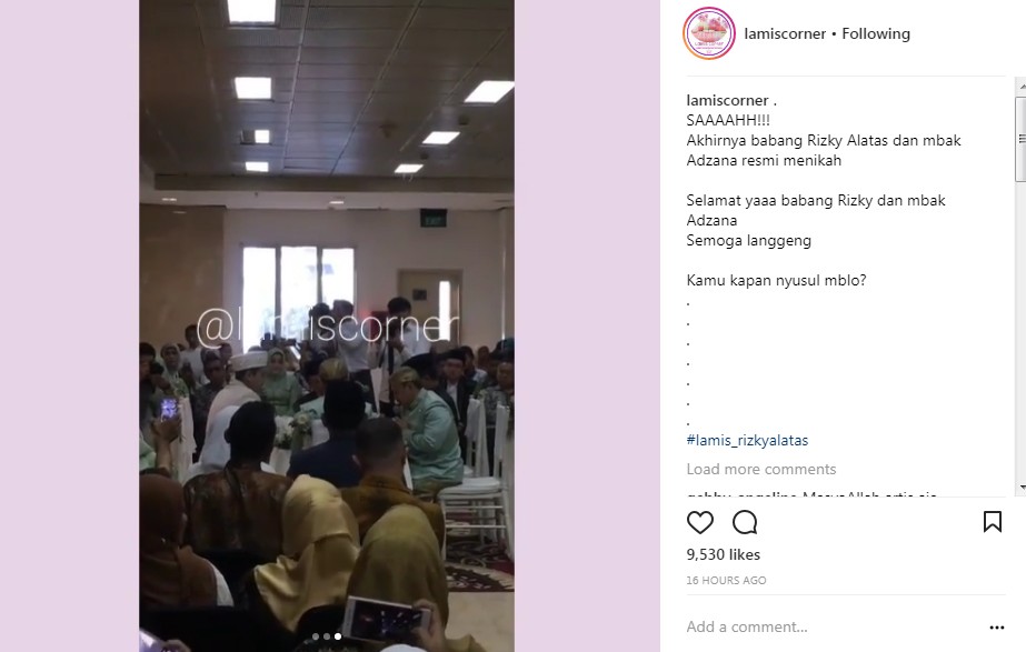 Adi Bing Slamet Nikahkan Putrinye dengan Rizky Alatas