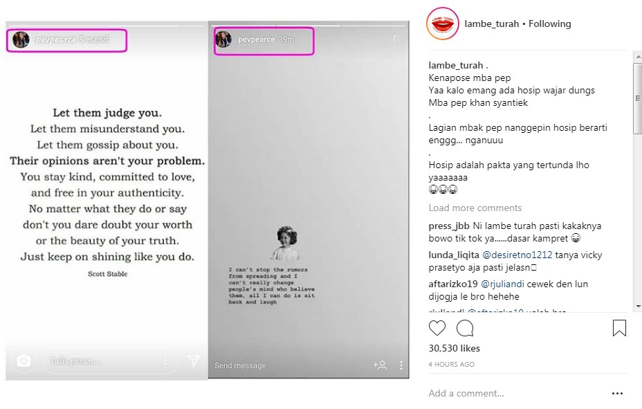 Curahan Hati Pevita Pearce Terkait Isu Kedekatan dengan Ariel NOAH