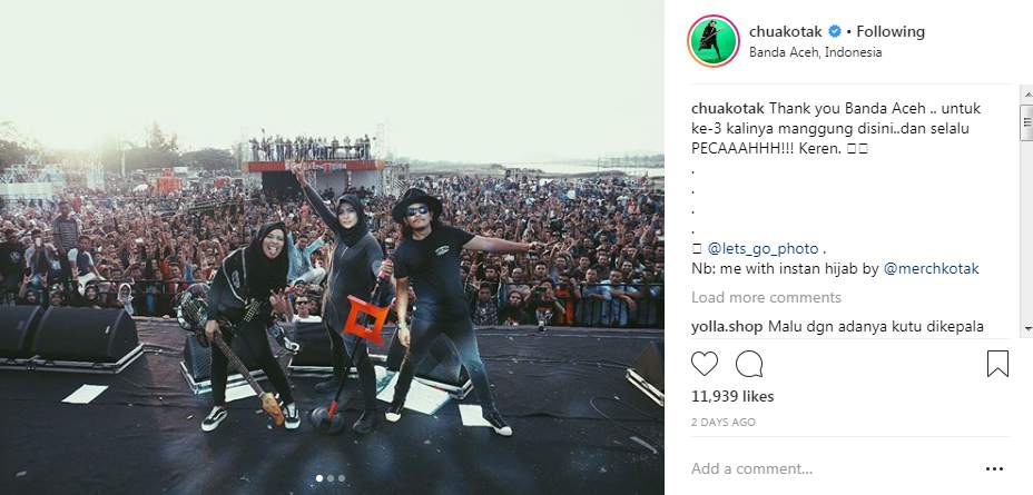 Chua Kotak Manggung di Banda Aceh