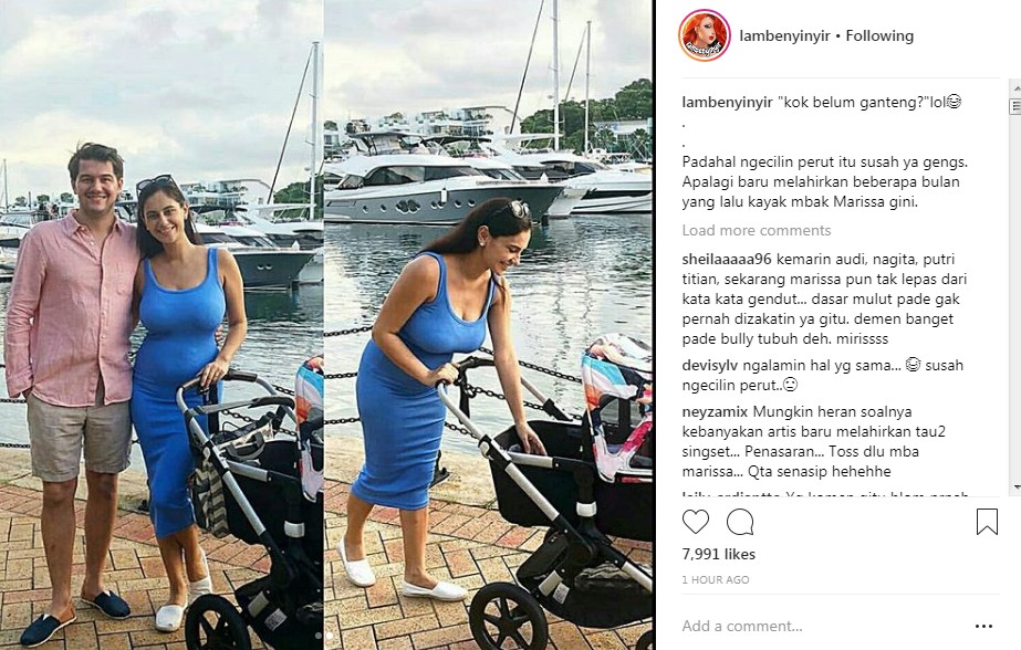 Marissa Nasution Bawa Anak Keluar Ruangan