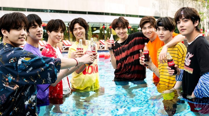 Foto Behind the Scene Iklan Baru Park Bo Gum dan BTS