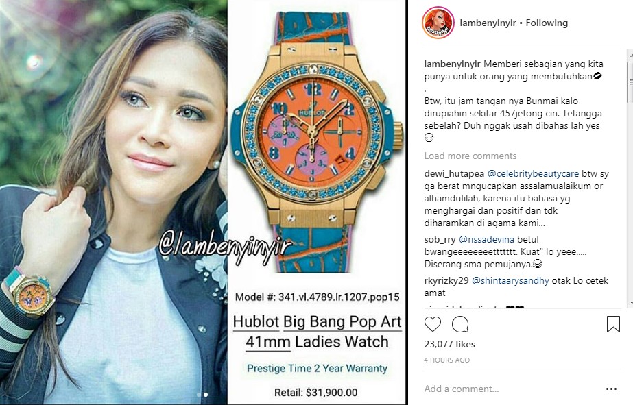 Harga Jam Langka Maia Estianty