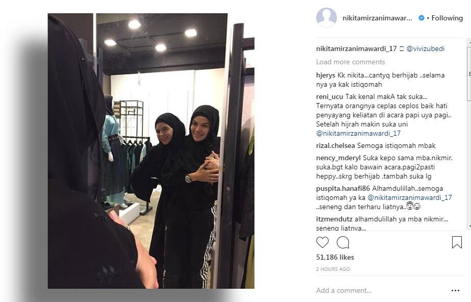 Nikita Mirzani Berhijab