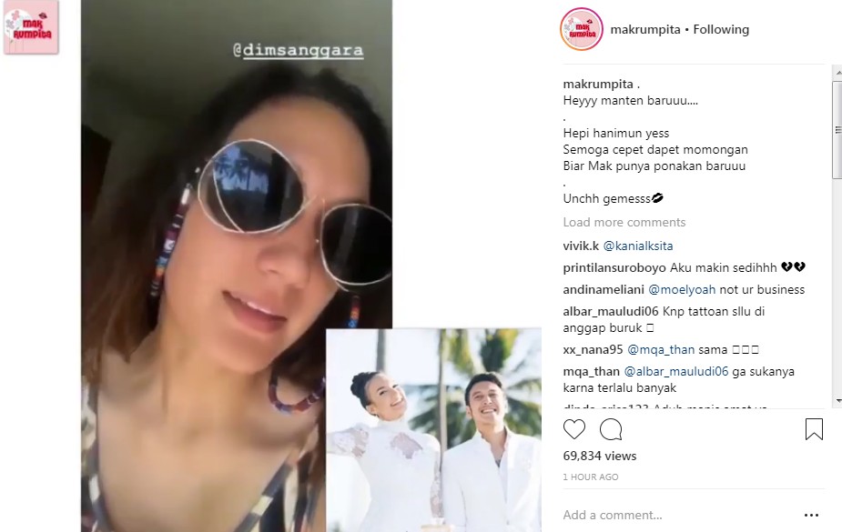 Nadine Chandrawinata Menjelang Sarapan