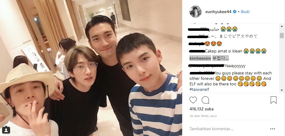 Komentar Heechul di Postingan Eunhyuk