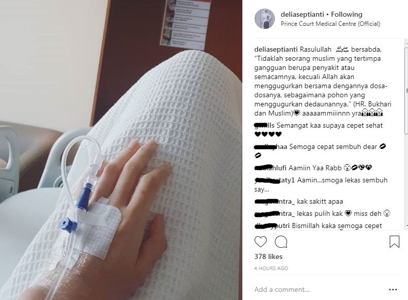 Kondisi Terbaru Delia Septianti