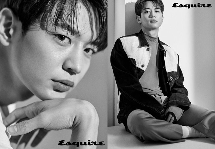 Pemotretan Hitam-Putih Minho SHINee dengan Esquire
