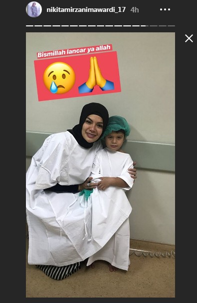 Azka Menjelang Operasi