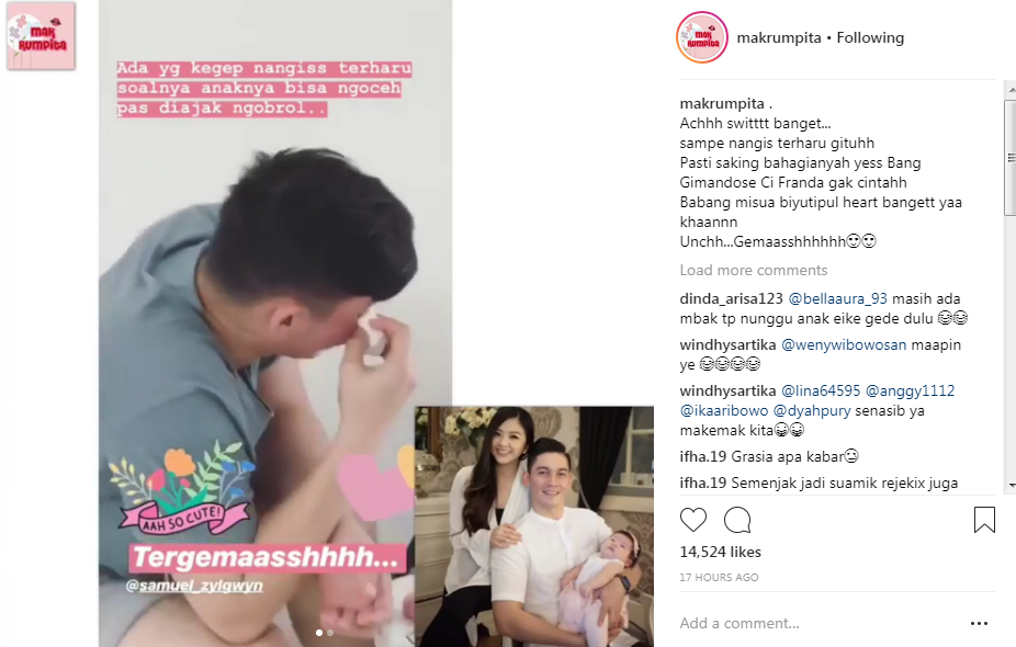 Franda Pergoki Samuel Zylgwyn Menangis Saat Ngobrol Bareng Anak