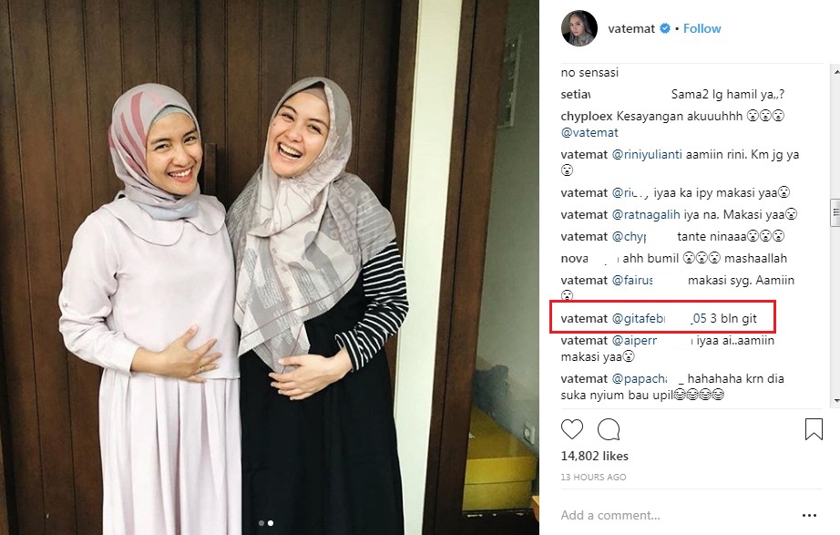 Revalina S. Temat Sebut Usia Kandungan