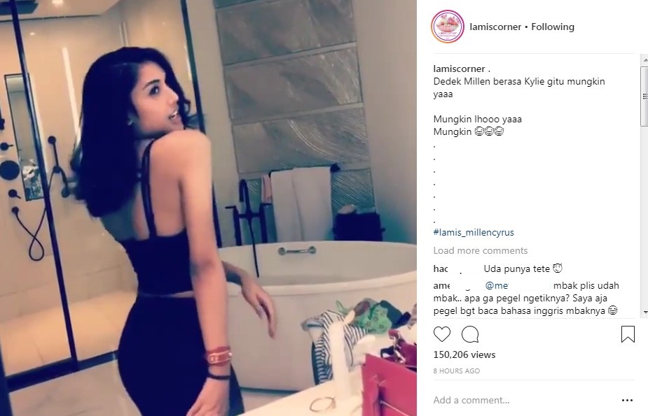 Millendaru Pamer Badan Seksi Saat Berjoget di Kamar Mandi