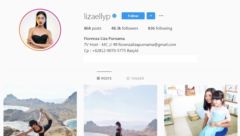 Nama Profil Liza Elly Diganti