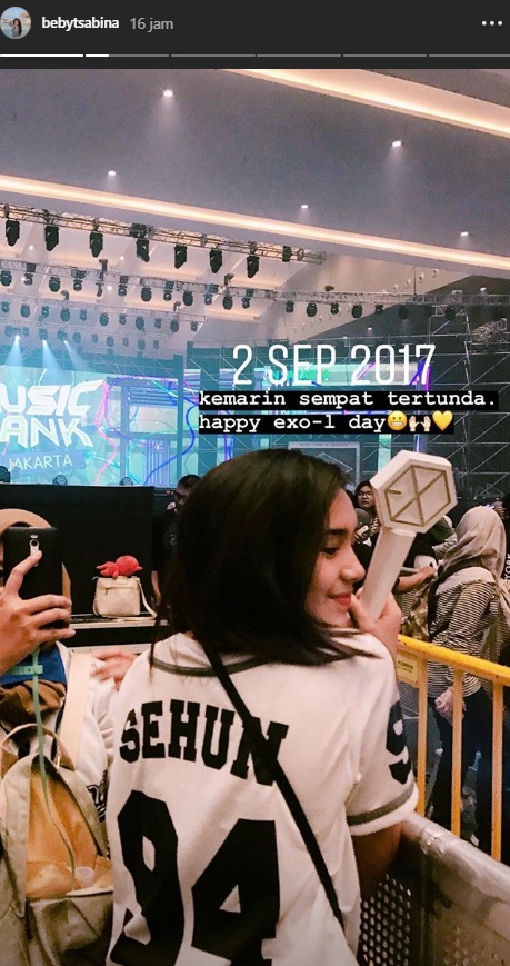 Bebby Tsabina Rayakan Hari Jadi EXO-L