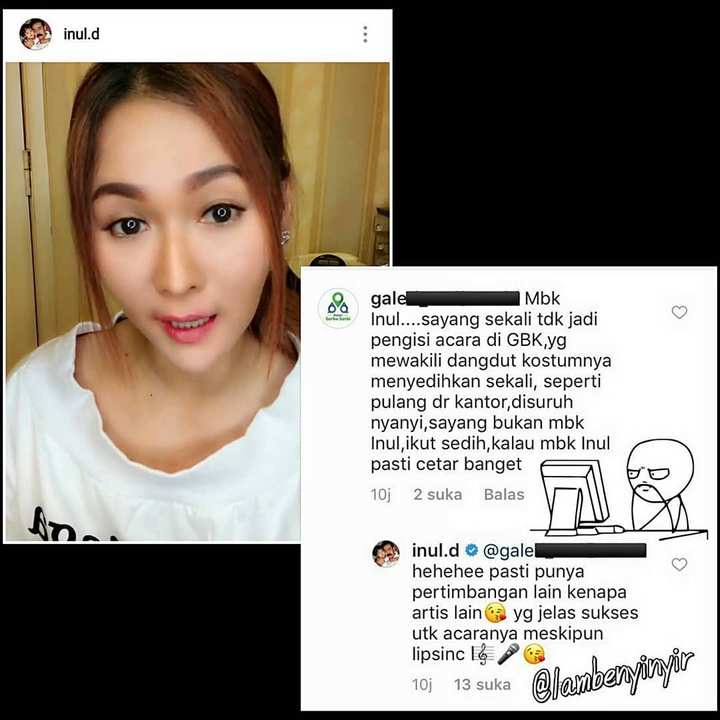 Inul Soal Lipsync Artis