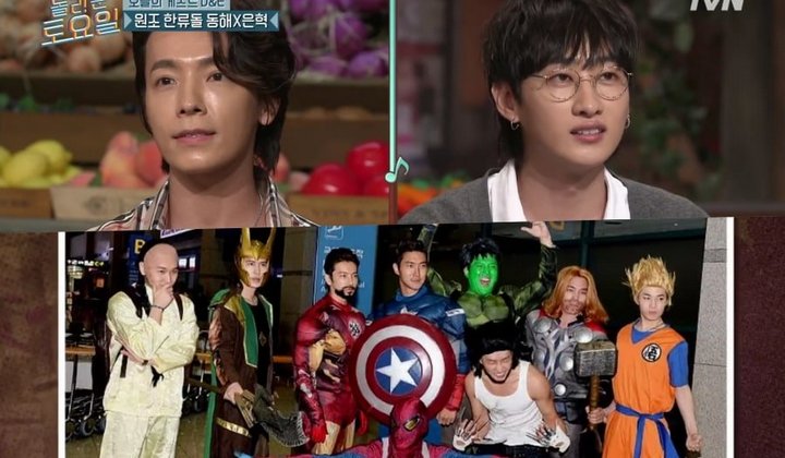 Foto: Suju Dikenal dengan Penampilan Kocak Jadi Karakter Fiksi di Bandara, Ini Komentar Eunhyuk 