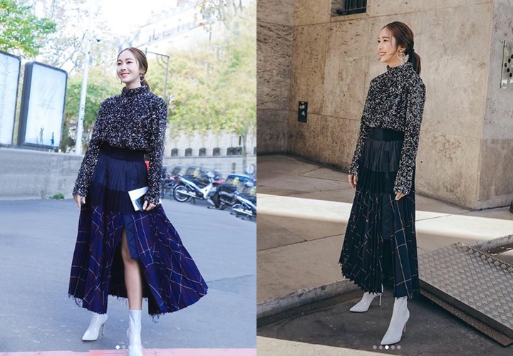 Cantiknya Penampilan Jessica Jung di Paris