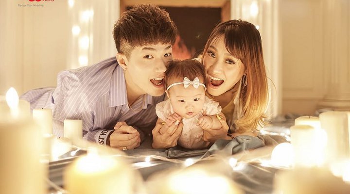 Foto: Menggemaskan, Anak Lee Jeong Hoon Ikutan Falling Stars Challenge