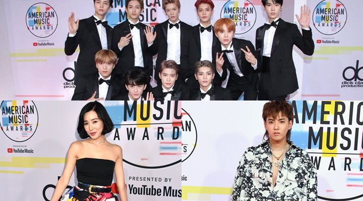 Foto: Hadiri Red Carpet AMA 2018, Penampilan Tiffany SNSD, NCT 127 Hingga Kris Wu Buat Fans Terpana