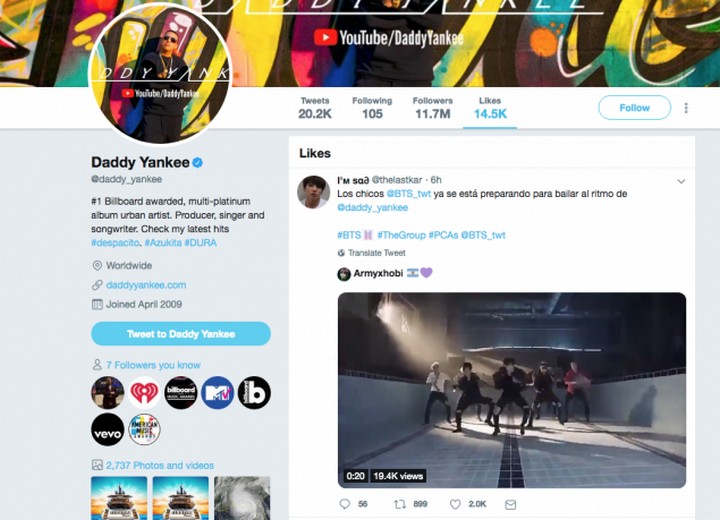 Bangtan Boys-Daddy Yankee