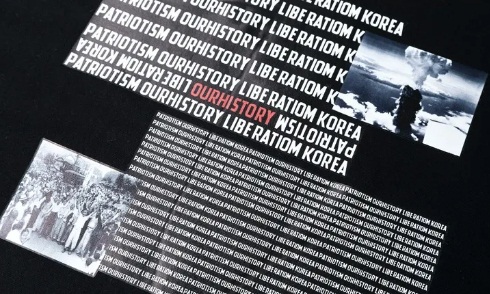 Gambar kaus kontroversial yang dipakai Jimin