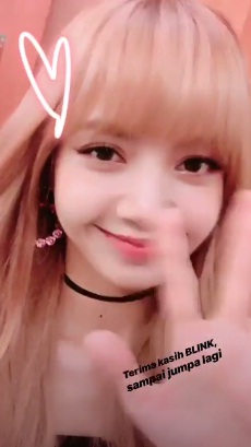 Black Pink ucapan terima kasih ke Indonesia