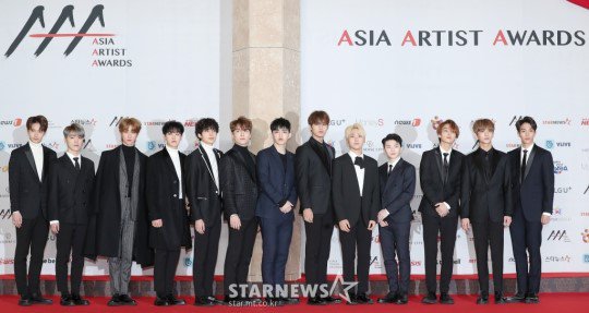 Seventeen di Asia Artist Awards 2018