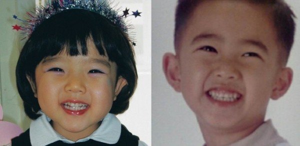 Kim Hyang Gi dan D.O. Saat Kecil