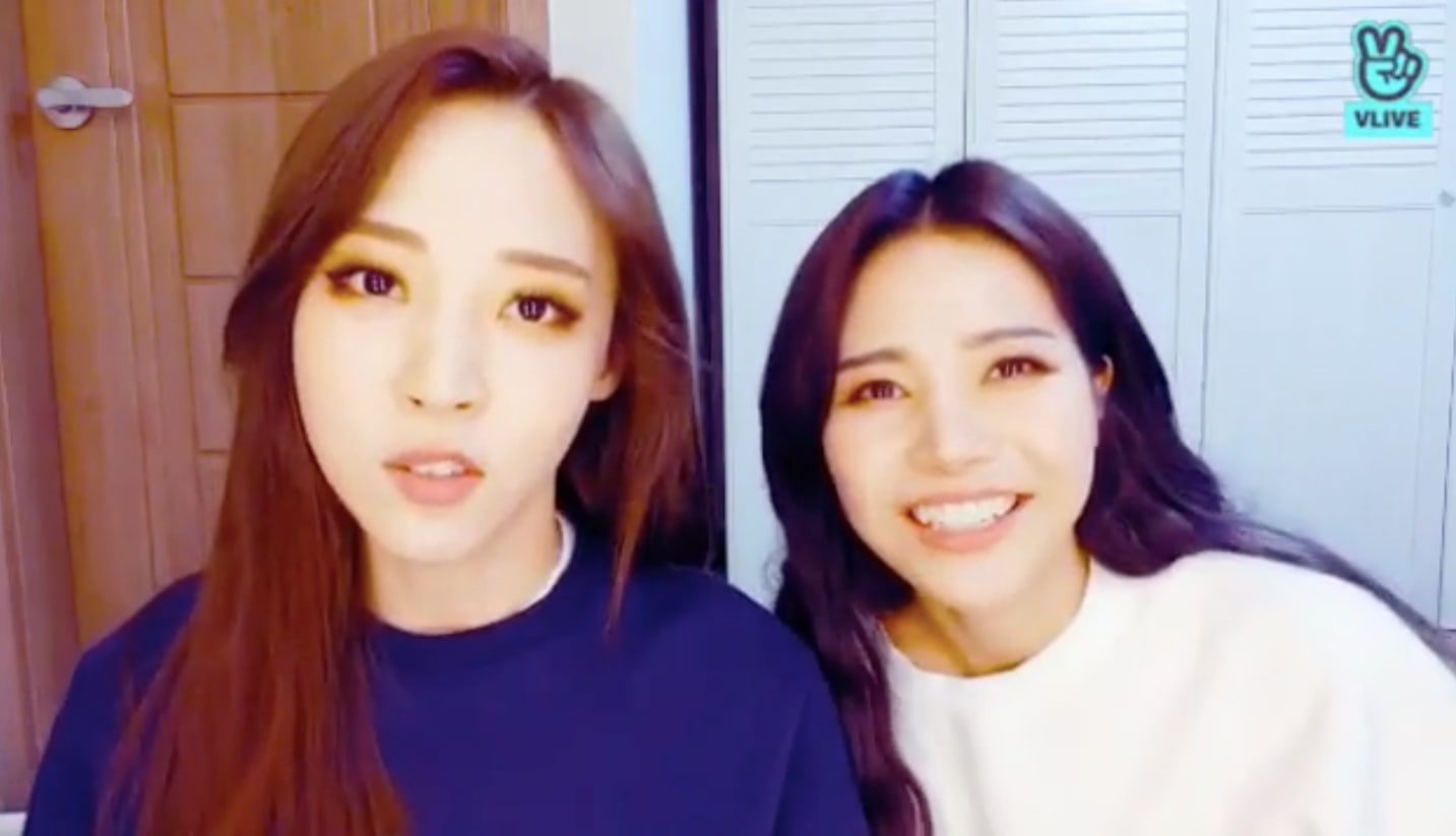 Moonbyul dan Solar Mamamoo
