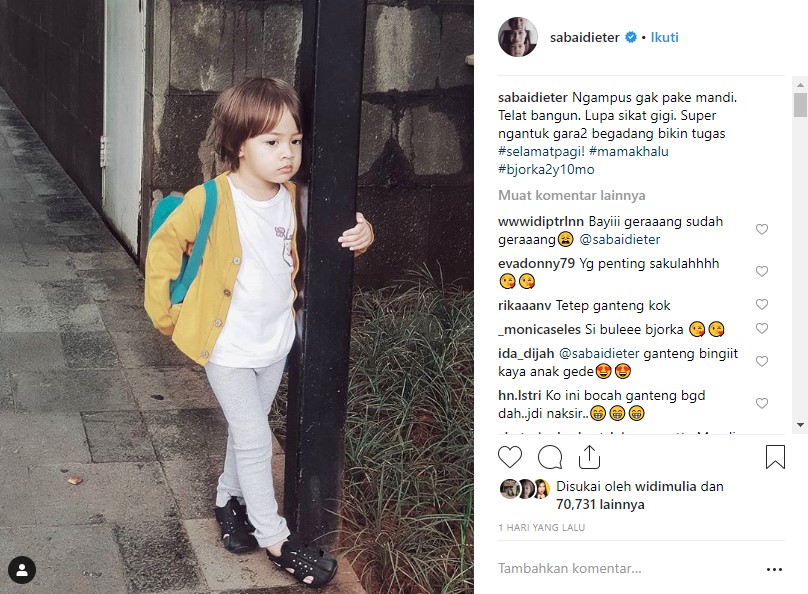 Sabai Morscheck Sebut Dirinya Halu Lewat Foto Cemberut Bjorka