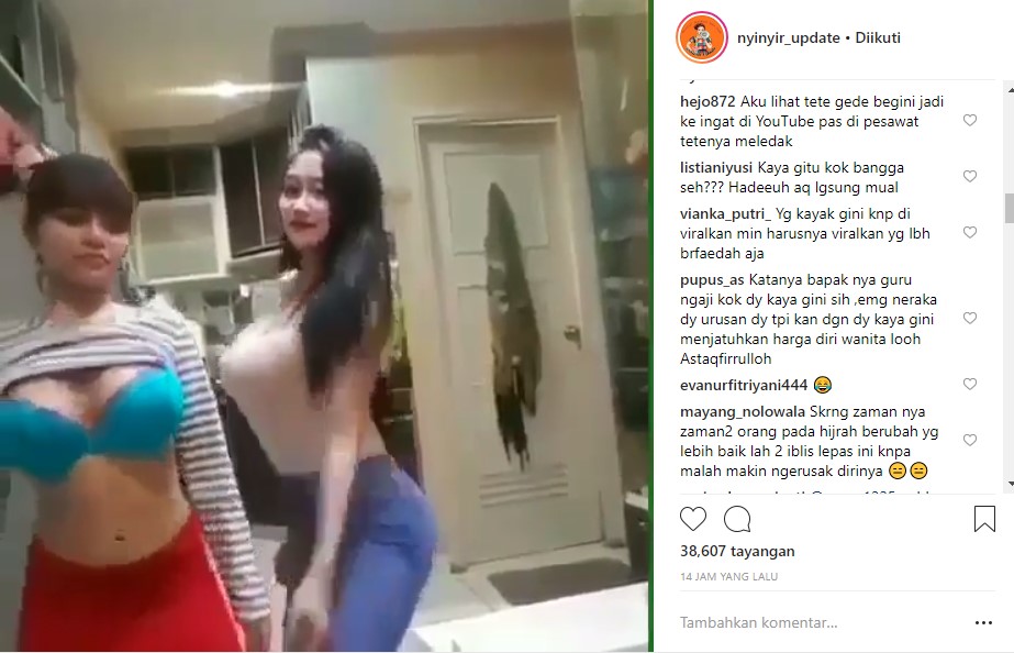 Dinar Candy dan Pamela Safitri Pamer Goyangan Seksi