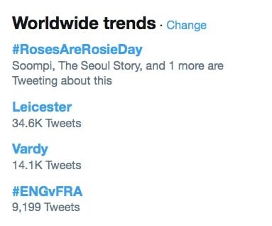 Rayakan ulang tahun Rose