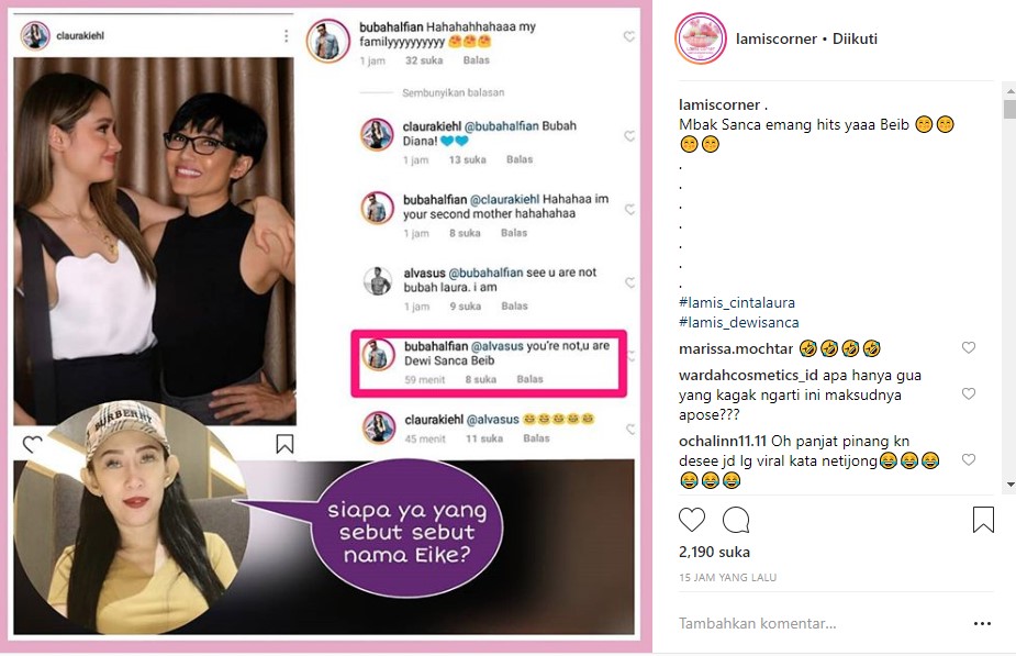 Cinta Laura dan MUA Bubah Alfian Bergurau Sampai Menyeret Nama Dewi Sanca