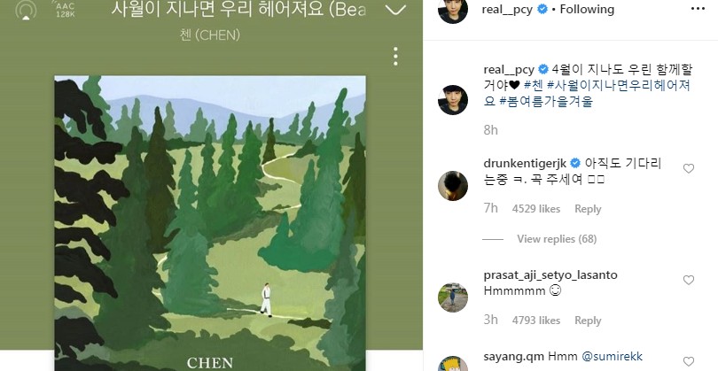 Chanyeol dukung Chen