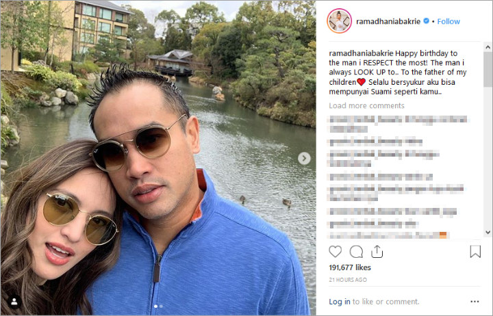 Instagram Nia Ramadhani