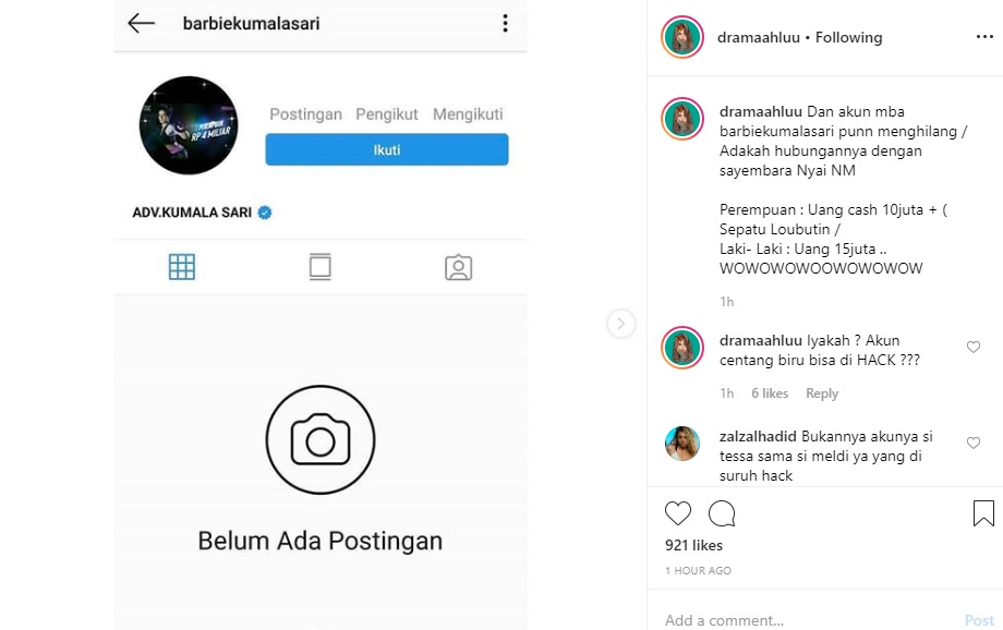 Nikita Mirzani Barbie Kumalasari