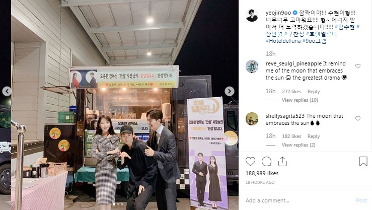 Kim Soo Hyun dukung IU-Yeo Jin Goo