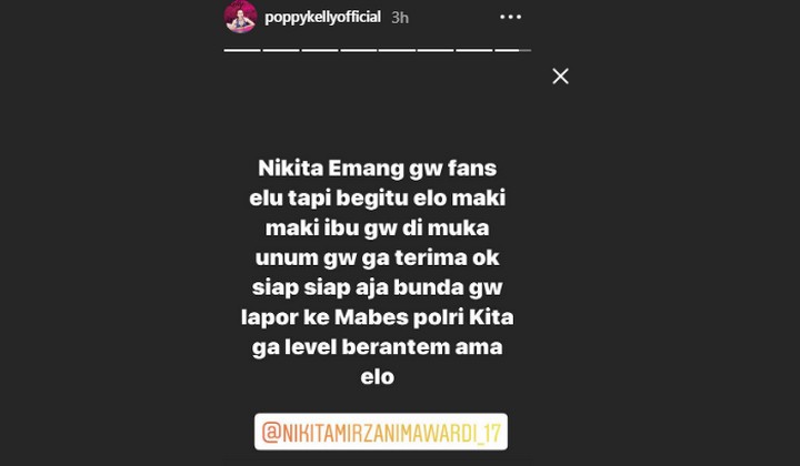 Akui Pernah Fans Nikita Mirzani, Status Poppy Kelly Sebagai \'Putri\' Elza Syarief Malah Dipertanyakan