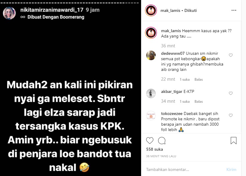Nikita Mirzani Prediksi Kuasa Hukum Sajad Ukra Elza Syarief Susul Dirinya Jadi Tersangka, Kasus Apa?