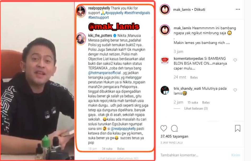 Kiki The Potters \'Nimbrung\' di Kasus Nikita Mirzani-Elza Syarief Malah Dicibir Pansos