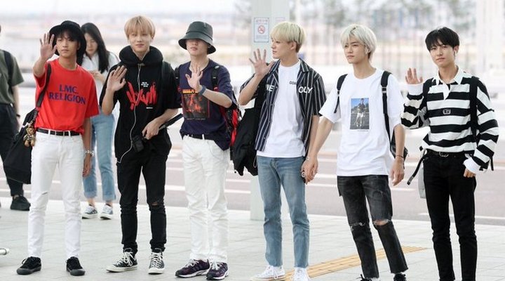 Foto: Bakal Hibur Penggemar Indonesia di 'Korean Wave 2019', Begini Gaya NCT Dream di Bandara