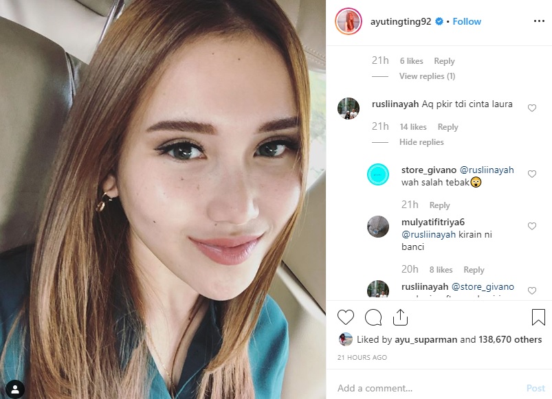 Ayu Ting Ting Cinta Laura