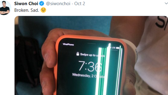 Siwon sedih hp rusak